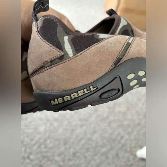 Merrell Size 8 US Women Mosaic Chocolate / Camo Brown Slip on Shoes - Picture 8 of 9